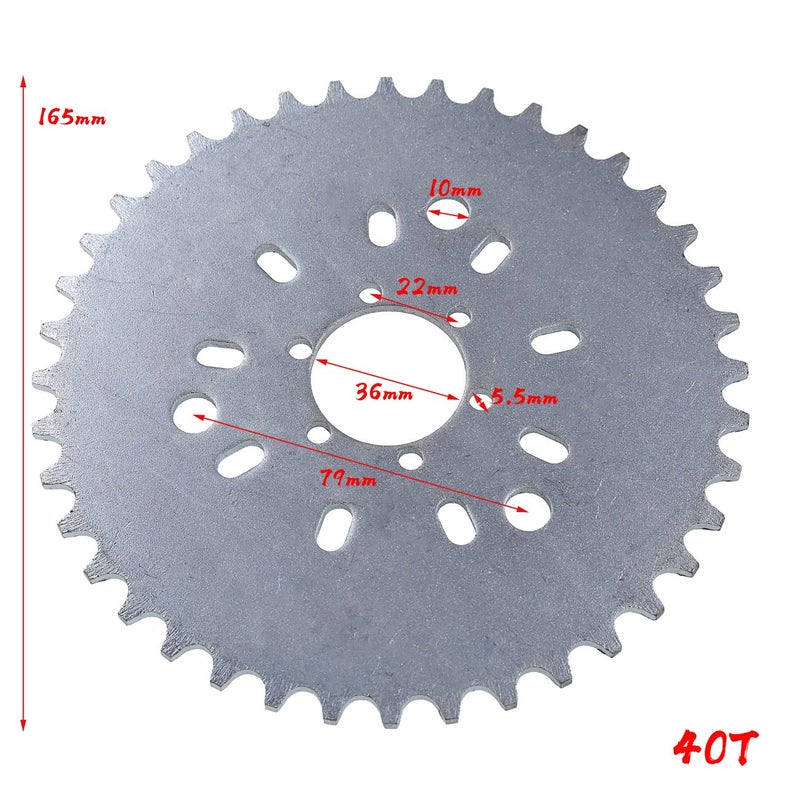 sthus 40T Sprocket Adapter Fit 415 Chain 49cc 50cc 66cc 80cc 2 Stroke Motorized Bike - Image 3